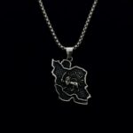 گردنبند شیر خورشید روی نقشه ایران