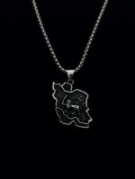 گردنبند شیر خورشید روی نقشه ایران